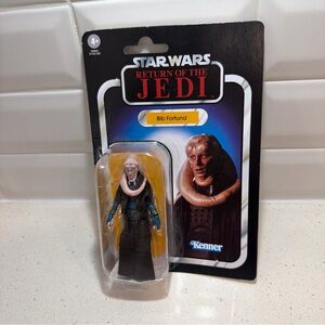 Star Wars Return of the Jedi Bib Fortuna Action Figure - Black & Pink NEW